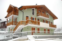 Casa Verde Dimaro during winter